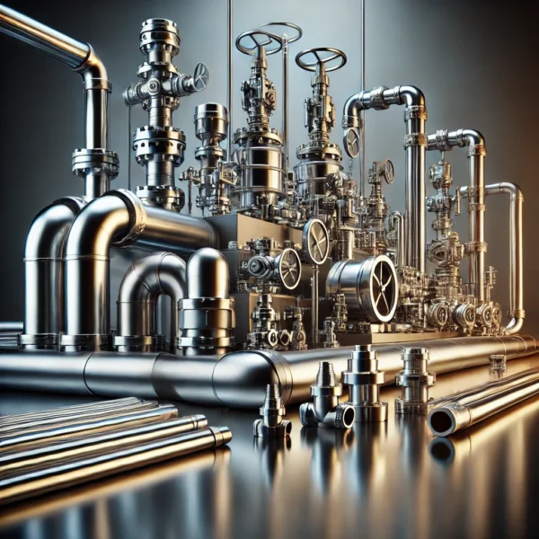 Steam Pipe Line and Metallic Pipe & Fittings (CS, SS, Alloy Steel, ERW & GI Pipe)